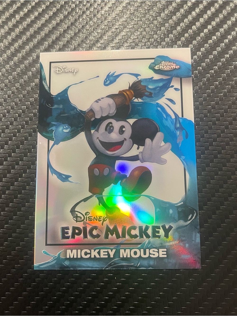 2026 Topps Disney Neon Chrome Mickey Mouse Epic Mickey